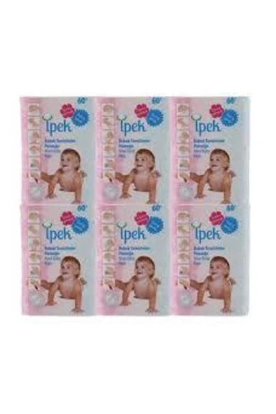 İpek Bebek Temizleme Pamuğu 60'lı x 6 Paket ürün görseli