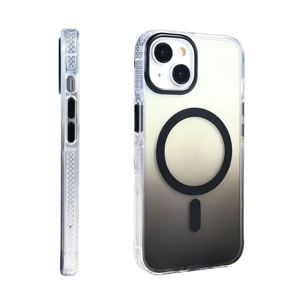 Apple iPhone 13 / 14 Kılıf M-safe Şarj Özellikli Transparan Renk Geçişli Zr-Toros ürün görseli 1