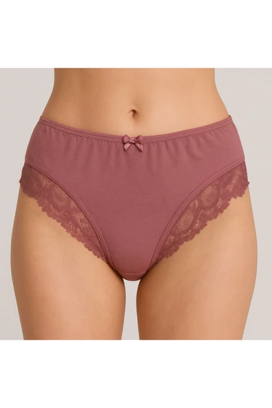 Ön Pamuk Arka Dantelli Bato 6'lı Set - Resim 6