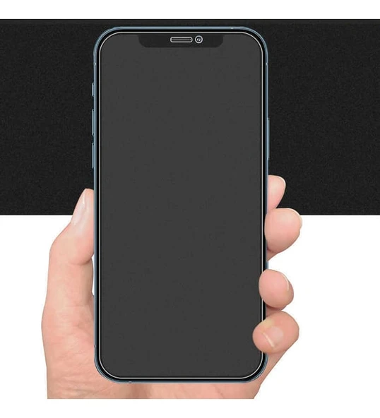 Apple iPhone 13 Mat Seramik Ekran Koruyucu Siyah ürün görseli 1