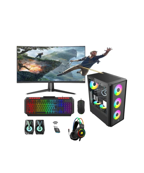 Rotampc Rt2738 Ryzen 7 7800X3D 64Gb Ddr5 1Tb M2 Nvme 12Gb Arc B580 192Bit "32 Oyun Bilgisayarı - 1