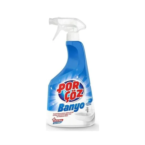 Porçöz Banyo Sprey 750 ml Sabun Artıkları ve Kireç Kalıntılarına Karşı Etkili Temizlik Ürünü ürün görseli
