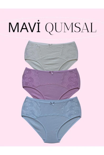 Ön Ribana Dantel Şeritli Bato 3'lü Set ürün görseli