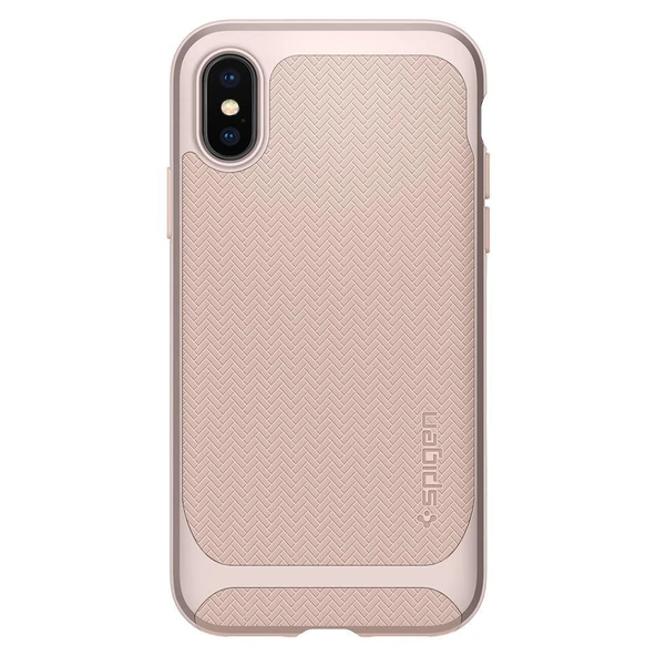Spigen iPhone X ile Uyumlu Kılıf Neo Hybrid Pale Dogwood - 3
