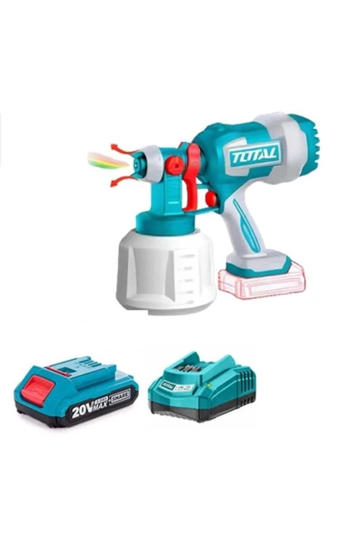 TSGLI20042E Lı-Ion Akülü Boya Tabancası 20V 2.0 Ah NMS HIRDAVAT - Resim 2