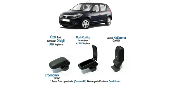 SANDERO ARACA ÖZEL GMAX KOLÇAK 2007 2008 2009 2010 2011 2012 ürün görseli 1