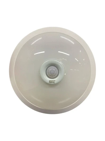 Horoz 400-020-143 Plastik 360  Sensörlü Tavan Armatürü Beyaz 2XE27 (Beyaz Kasa) (Plastik-Cam Gövde) - 1