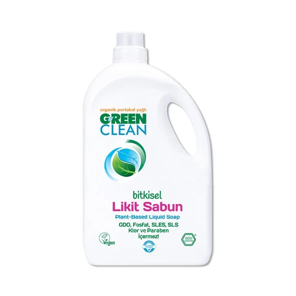 Green Clean Bitkisel Likit Sabun Portakal Yağlı 2750 ml ürün görseli