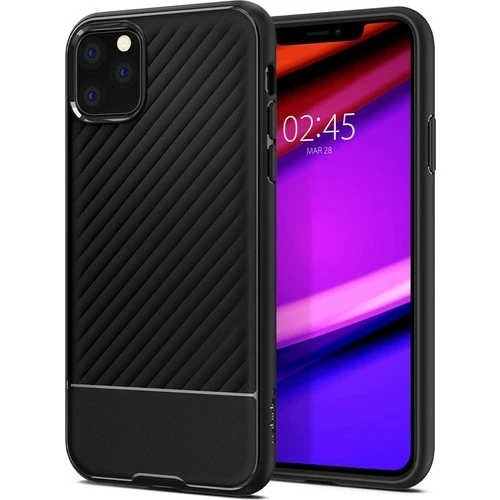 Spigen iPhone 11 Pro ile Uyumlu Kılıf Core Armor Black - 1
