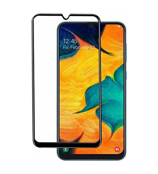 Samsung Galaxy A20 Mat Seramik Ekran Koruyucu Siyah ürün görseli 1