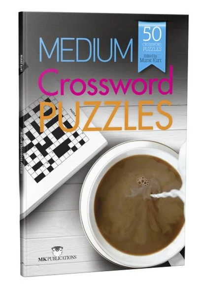 Medium Crossword Puzzles - İngilizce Kare Bulmacalar - Orta Seviye ürün görseli