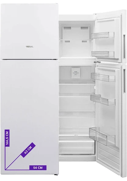 Regal NF 30020 Çift Kapılı No Frost Buzdolabı - Resim 2