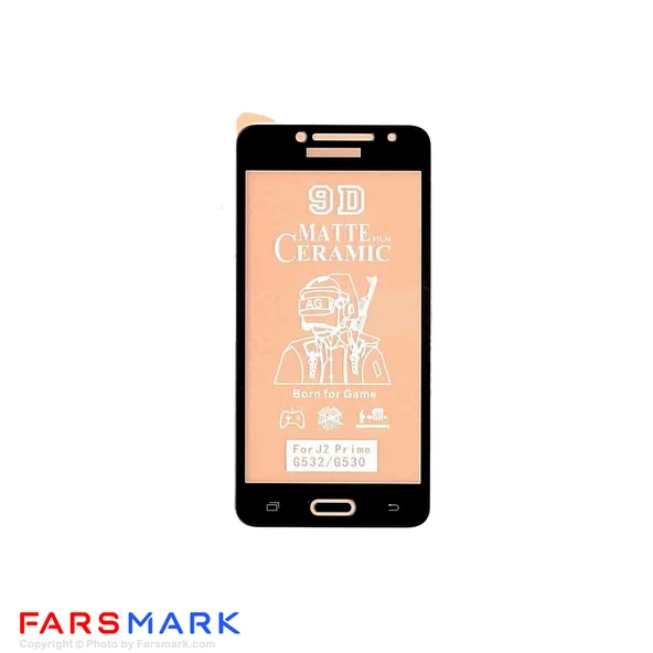 Samsung Galaxy Grand Prime G530 Mat Seramik Ekran Koruyucu Siyah ürün görseli 1