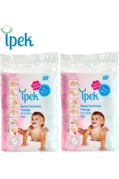 İpek Bebek Temizleme Pamuğu 120 Adet ürün görseli