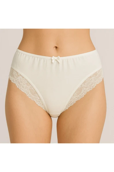 Ön Pamuk Arka Dantelli Bato 6'lı Set - Resim 2