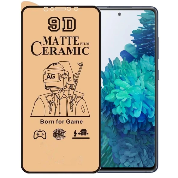 Samsung Galaxy S20 FE Mat Seramik Ekran Koruyucu Siyah ürün görseli 1