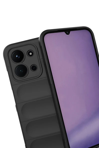 Xiaomi Redmi 15C 4G Kılıf Esnek TPU Oyuklu Arka Yüzey Tasarımlı Azn-Optimum - Resim 3