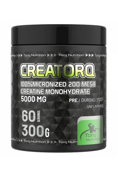 Creatorq %100 Micronized Creatine Monohydrate Aromasız 300 Gr - 60 Servis