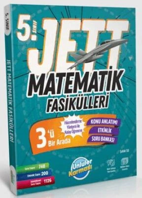 ünlüler karması 5.Sınıf Jett Matematik Fasikülleri ürün görseli
