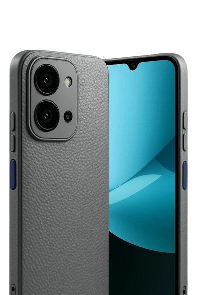 Xiaomi Redmi 15C 4G Kılıf Deri Görünümlü Silikon Azn-Thermax - Resim 2