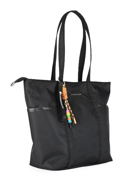 TEX SERI SHOPPER 5PR Siyah Kadın Omuz Çantası - Resim 2