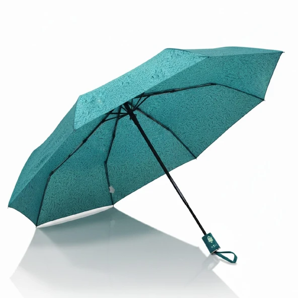 Full Otomatik Kısa 8 Telli Pongee Kumaş Şemsiye Renkli (119G-1) GKH - Resim 4