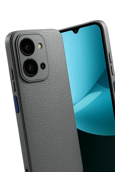 Xiaomi Redmi 15C 4G Kılıf Deri Görünümlü Silikon Azn-Thermax - Resim 3