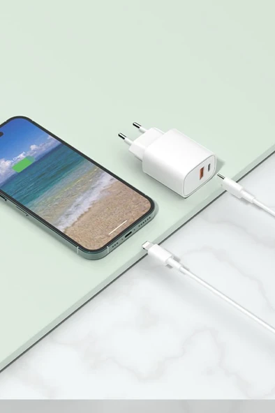 TORİMA Beyaz TRM-C21 Şarj Cihazı Tek Adaptör - 5