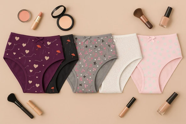 Desenli Bato 5'li Set ürün görseli