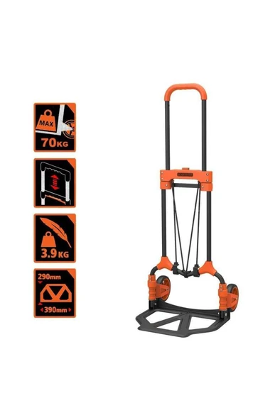 Black+Decker BH200 65 kg Katlanır El Arabası Outlet - 2