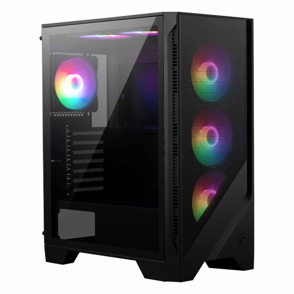 MSI MAG Forge 120A B65 650W 80+ Bronz USB 3.2 RGB ATX Mid Tower Siyah Kasa - Resim 4
