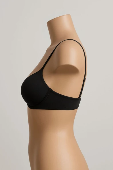 Kadın Dolgulu Destekli Tekli Sütyen - Resim 4