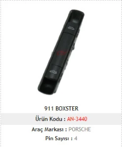 CAM ANAHTARI>911 - BOXSTER - CAYMAN KAPUT - TAVAN AÇMA - MCAR-AN3440 ürün görseli 1