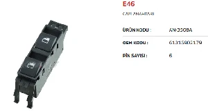 CAM ANAHTARI İKİLİ SAĞ E46 - MCAR-AN3508A ürün görseli