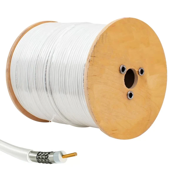 Ramtech Ramtech Anten Kablosu Rg6-u4 80 Tel Trishield 300 Metre