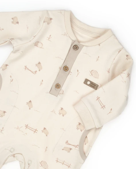 Bebek Tulum Şapka %100 Organik Pamuk , Bebek - Yenidoğan- csy8182 - 4