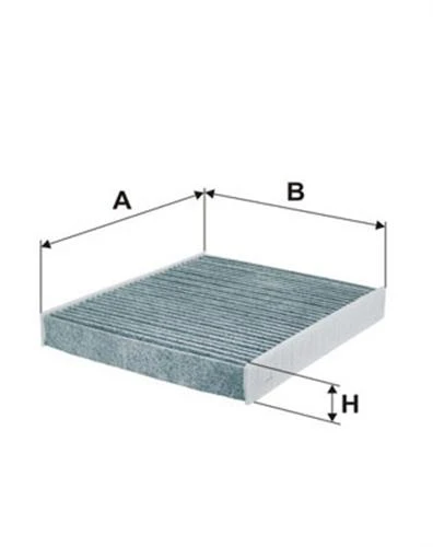 POLEN FİLTRESİ POLO 1.2-1.4-1.6 2010> SEAT IBIZA V 1.6 2011>FABIA 10> KARBONLU 6R0819653 ürün görseli