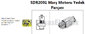 MARŞ DİŞLİSİ-DT 12D 42MT DEV FATİH - LUCAS-SDR2001
