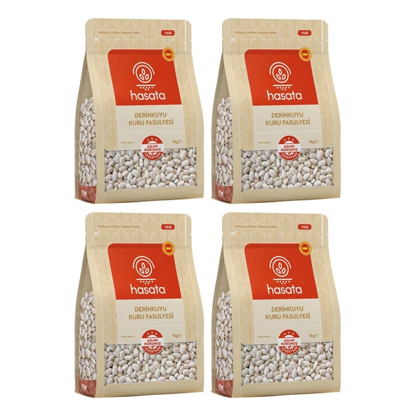 Hasata Derinkuyu Kuru Fasulye 1000 gr x 4 Adet ürün görseli