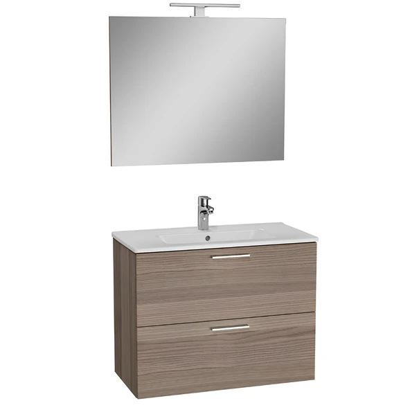 VitrA Mia 75101 Banyo Dolabı Seti Çekmeceli 80 cm Cordoba