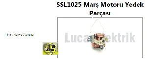 MARŞ OTOMATİĞİ-BOS  24V PLATİNLİ MARŞ (273) - LUCAS-SSL1025 ürün görseli