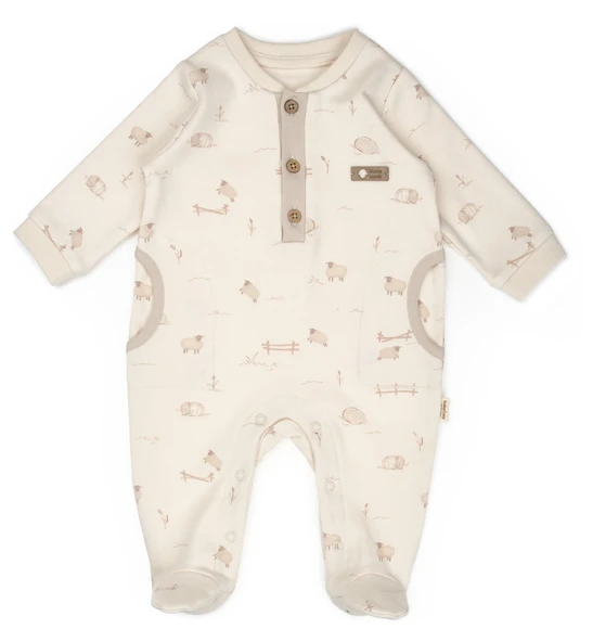 Bebek Tulum Şapka %100 Organik Pamuk , Bebek - Yenidoğan- csy8182 - 2