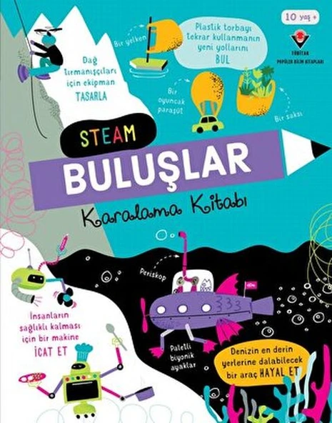STEAM Buluşlar Karalama Kitabı ürün görseli