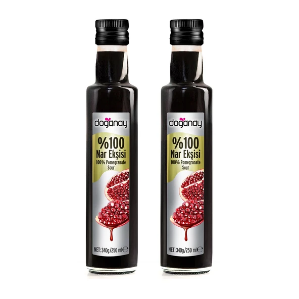 Doğanay %100 Doğal Nar Ekşisi 250 Ml Cam Şişe x 2 Adet - 1