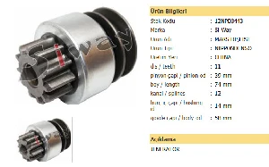 MARŞ DİŞLİ> 11 DİŞCW  JENERATÖR - TYPER-12NPD3443-Si-Way