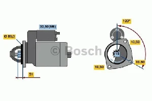 MARŞ MOTORU-BT 24V İVECO EURO CARGO/BMC PRO   SEG0001251010 - BOSCH-1986S10040 ürün görseli