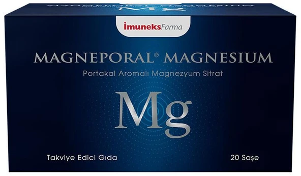 İmuneks Farma Magneporal Magnesium 20 Saşe ürün görseli