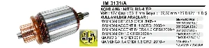 MARŞ KOLLEKTÖRÜ-MIT 12V 11D HYUNDAI GETZ/ERA 2006-> 138MM - REMARK-IM3131A - 1