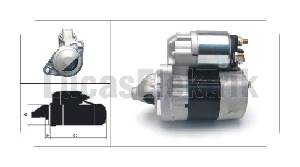 MARŞ MOTORU> 12V/0.9kW/8DİŞ NISSAN/MICRA II 1.0,1.3,1.4 -NOTE 1.4 - LUCAS-LES0288 ürün görseli