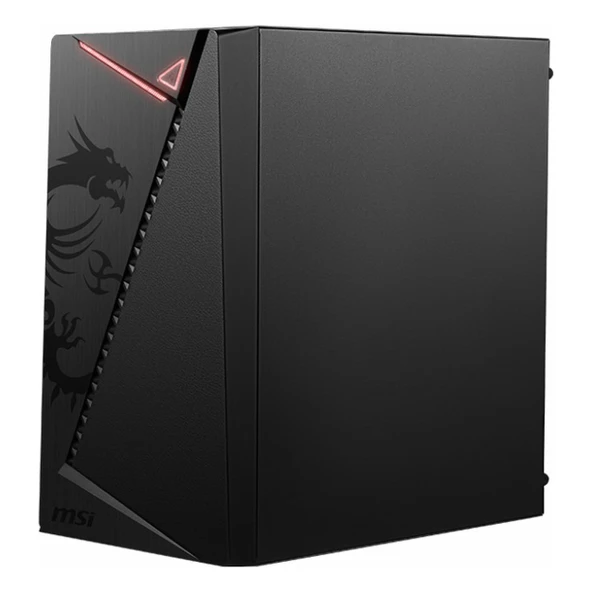 MSI MAG Shield M301 USB 3.2 LED mATX Mid Tower Siyah Kasa - Resim 3